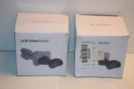 2X BOXED LCD VIEWFINDERS Condition ReportAppraisal Available on Request- All Items are Unchecked/