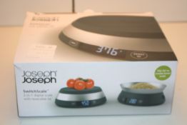 BOXED JOSEPH JOSEPH SWITCHSCALE 2-IN-1 DIGITAL SCALE WITH REVERSIBLE LID Condition ReportAppraisal