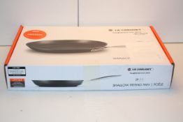 BOXED LE CREUSET TOUGHENED NON STICK SHALLOW FRYING PAN 28CM RRP £165.00Condition ReportAppraisal