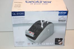 BOXED BROTHER PROFESSIONAL WIRELESS NETWORK LABEL PRINTER RRP £69.99Condition ReportAppraisal