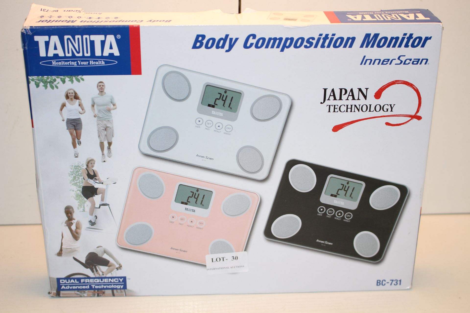 BOXED TANITA BODY COMPOSITION MONITOR INNERSCAN MODEL: BC-731 RRP £54.99Condition ReportAppraisal