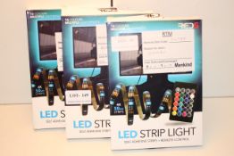 3X BOXED RED5 LED STRIP LIGHT SELF ADHESIVE STRIPS WITH REMOTECondition ReportAppraisal Available on