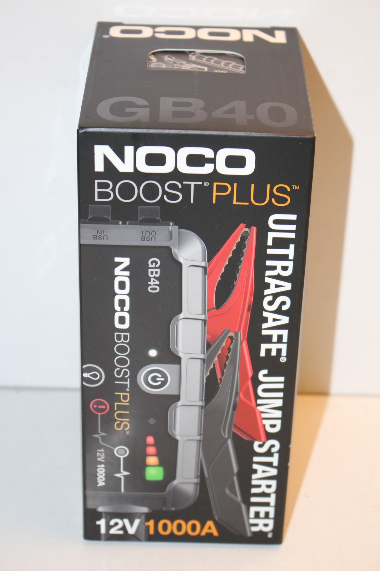 BOXED NOCO BOOST PLUS GB40 ULTRASAFE JUMP STARTER 12V 1000A RRP £123.99Condition ReportAppraisal