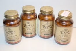 4X SOLGAR VITAMIN C 1000MG WITH ROSE HIPSCondition ReportAppraisal Available on Request- All Items