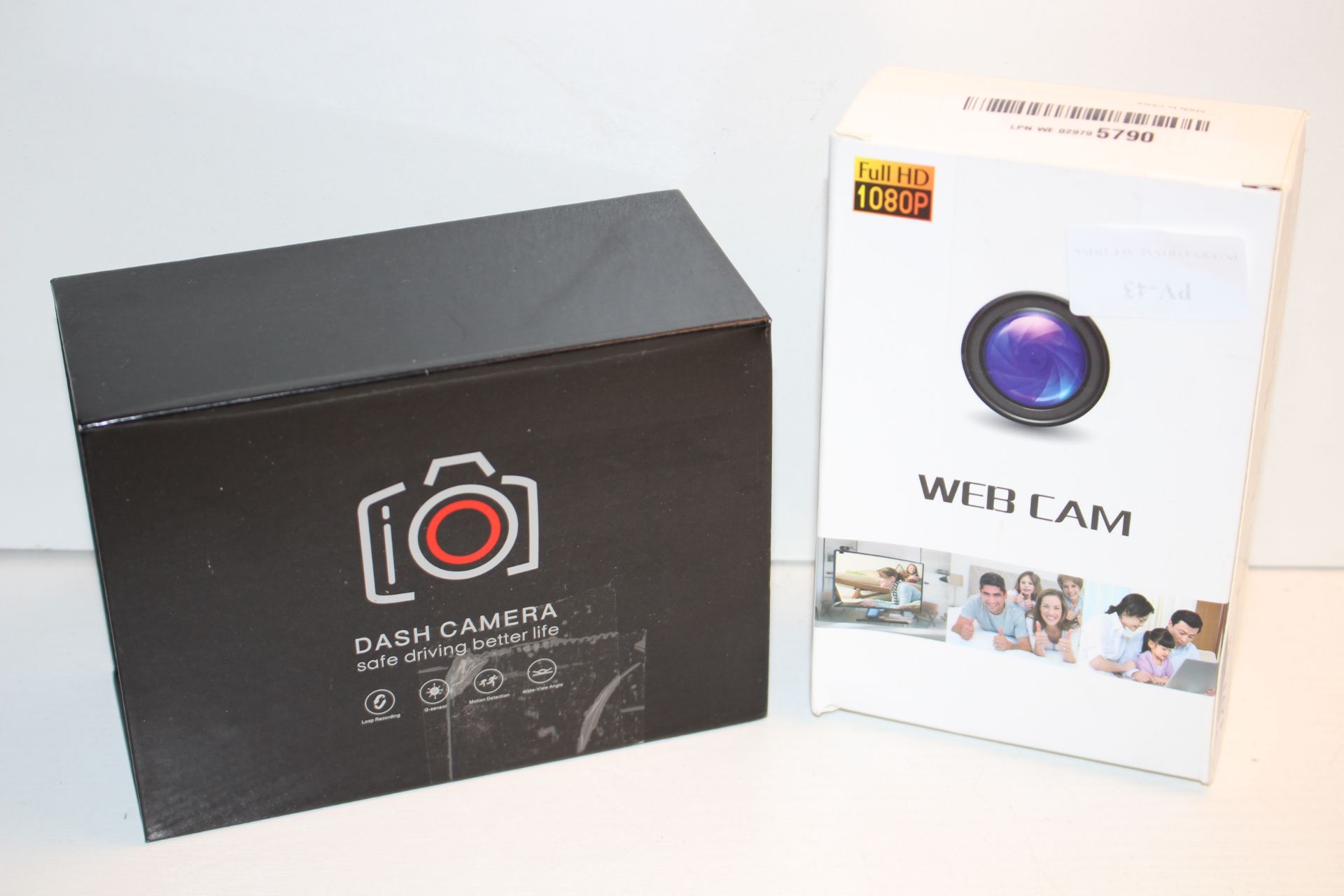 2X BOXED ITEMS TO INCLUDE DASH CAM 1080P & WEBCAM 1080PCondition ReportAppraisal Available on