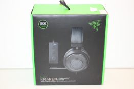 BOXED RAZER KRAKEN TOURNAMENT EDITION WIRED GAMING HEADSET WITH USB AUDIO CONTROLLER RRP £75.