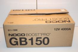 BOXED NOCO BOOST PRO GB150 ULTRASAFE JUMP STARTER 12V 4000A RRP £309.00Condition ReportAppraisal