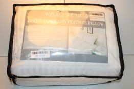 BAGGED HOMEFOUCS GOOSEDOWN & FEATEHR PILLOW PREMIUM DOWN COLLECTIONCondition ReportAppraisal