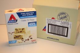 100X 30G ATKINS COOKIES & CREAM HIGH PROTEIN LOW SUGAR BARS (BBE 16.03.2021)Condition