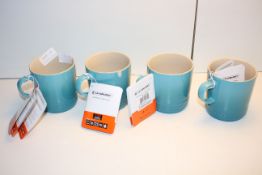 4X LE CREUSET COFFEE MUGS Condition ReportAppraisal Available on Request- All Items are Unchecked/