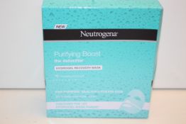 48X NEUTROGENA PURIFYING BOOST THE DETOXIFIER HYDROGEL RECOVERY MASK (IN 4 BOXES)Condition