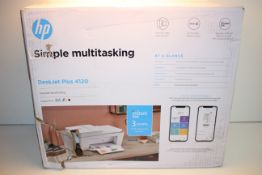 BOXED HP DESKJET PLUS 4120 ESSENTIAL HOME PRINTING RRP £129.00Condition ReportAppraisal Available on