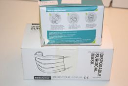 2X BOXES ASSORTED MASKS (IMAGE DEPICTS STOCK)Condition ReportAppraisal Available on Request- All