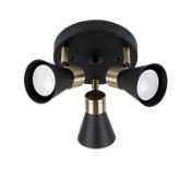 ANTONI 3-LIGHT CEILING SPOTLIGHT FIX RRP £24.99Condition ReportAppraisal Available on Request- All