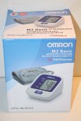 BOXED OMRON M2 BASIC AUTOMATIC BLOOD PRESSURE MONITOR RRP £35.95Condition ReportAppraisal