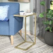 CASTILLO SIDE TABLE IN GOLD RRP £59.99Condition ReportAppraisal Available on Request- All Items