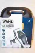 BOXED WAHL CLIP 'N TRIM 2 CORDED HAIR CLIPPER & INTEGRATED HAIR TRIMMER RRP £34.99Condition