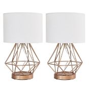 HAIGLER 41CM TABLE LAMP IN COPPER RRP £72.99Condition ReportAppraisal Available on Request- All
