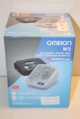 BOXED OMRON M3 AUTOMATIC UPPER ARM BLOOD PRESSURE MONITOR RRP £47.99Condition ReportAppraisal