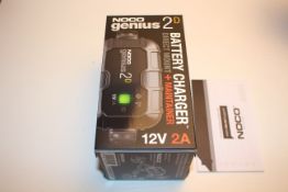 BOXED NOCO GENIUS 2D BATTERY CHARGER + MAINTAINER 12V 2A RRP £48.95Condition ReportAppraisal