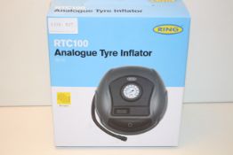 BOXED RING RTC100 ANALOGUE TYRE INFLATOR RRP £24.99Condition ReportAppraisal Available on Request-
