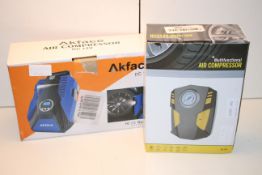 2X BOXED ASSORTED TYRE INFLATORS BY AKFACE & OTHER (IMAGE DEPICTS STOCK)Condition ReportAppraisal