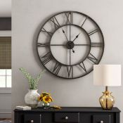 HACKNEY WALL CLOCK SIZE 56CMX56CM RRP £75.99Condition ReportAppraisal Available on Request- All