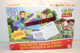 BOXED DISNEY PIXAR TOY STORY GALACTIC SPACE POOL WITH TARGETS & BLASTERSCondition ReportAppraisal