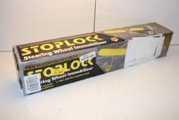 BOXED STOPLOCK PRO MAXIMUM SECURITY STEERING WHEEL IMMOBILISER RRP £49.99Condition ReportAppraisal