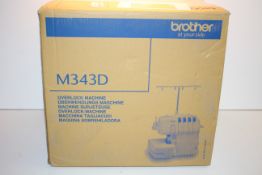 BOXED BROTHER OVERLOCK MACHINE MODEL: M343D rrp £199.00Condition ReportAppraisal Available on