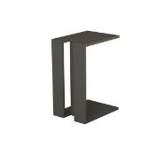 MADELYN SIDE TABLE IN ANTHRACITE RRP £37.99Condition ReportAppraisal Available on Request- All Items