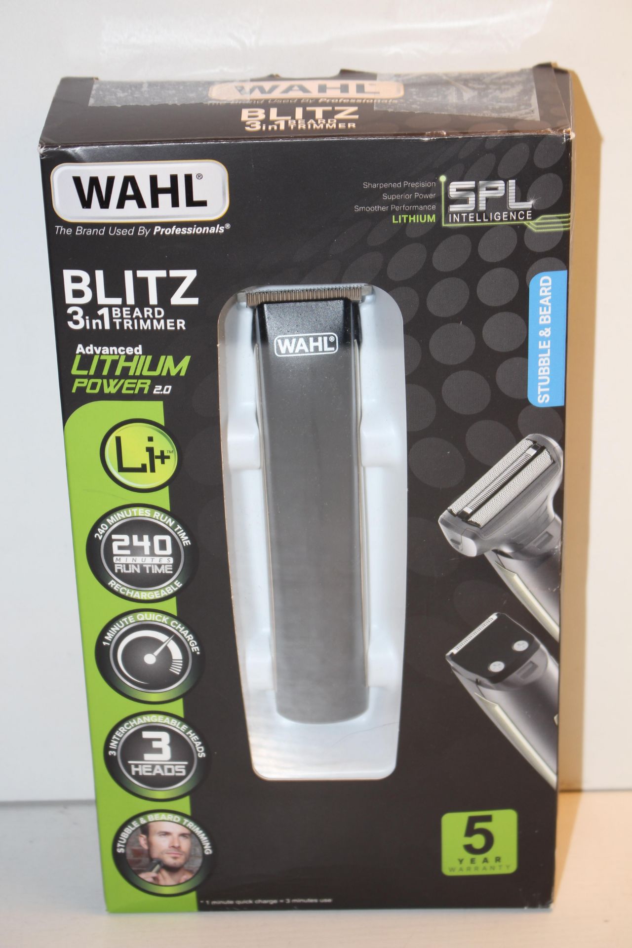 BOXED WAHL BLITZ 3-IN-1 BEARD TRIMMER RRP £74.00Condition ReportAppraisal Available on Request-