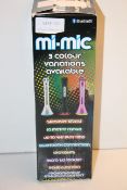 BOXED MI-MIC SPEAKER STAND BLUETOOTH LED LIGHTS RRP £34.99Condition ReportAppraisal Available on