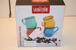 BOXED LA CAFETIERRE BRIGHTS ESPRESSO MUGS SET OF 4 - 65MLCondition ReportAppraisal Available on