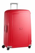 UNBOXED SAMSONITE SPINNER 81/30 CRIMSON RED WHEELED SUITCASE S'CURE 1103 RRP £174.99Condition