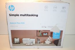 BOXED HP DESKJET PLUS 4120 ESSENTIAL HOME PRINTING RRP £129.00Condition ReportAppraisal Available on