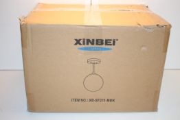 BOXED XINBEI CEILING LIGHT FITTING XB-SF211-MBKCondition ReportAppraisal Available on Request- All