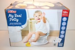 BOXED NUBY MY REAL POTTY PERFECT TRAINING POTTYCondition ReportAppraisal Available on Request- All