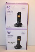 2X BOXED BT EVERYDAY PHONES WITH CALL BLOCKING COMBINED RRP £60.00Condition ReportAppraisal