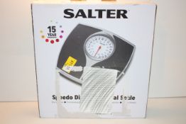 BOXED SALTER SPEEDO DIAL MECHANICAL SCALE RRP £20.00Condition ReportAppraisal Available on