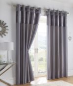 BOULEVARD EYELET RTOOM DARKENING CURTAINS SIZE 168X183 RRP £32.99Condition ReportAppraisal Available