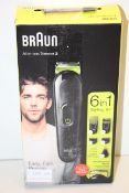 BOXERD BRAUN ALL-IN-ONE TRIMMER 3 6-IN-1 STYLING KIT RRP £32.99Condition ReportAppraisal Available