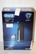 BOXED ORAL B POWERED BY BRAUN SMART 4 TOOTHBRUSH 4900 RRP £80.00Condition ReportAppraisal