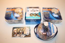 5X ASSORTED CAR LIGHTS BY OSRAM & PHILIPS (IMAGE DEPICTS STOCK)Condition ReportAppraisal Available