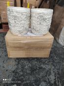 BADEN CEMENT CACHEPOT SIZE 20X18X18 RRP £38.99Condition ReportAppraisal Available on Request- All