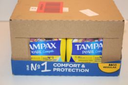 8 X 16 BOXED TAMPAX COMFORT & PROTECTION PEARL COMPAKCondition ReportAppraisal Available on Request-