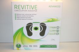 BOXED REVITIVE ADVANCED CIRCULATION BOOSTER RRP £249.00Condition ReportAppraisal Available on