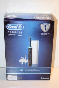 BOXED ORAL B POWERED BY BRAUN SMART 6 TOOTHBRUSH 6000N RRP £129.99Condition ReportAppraisal