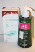 2X ASSORTED ITEMS TO INCLUDE VICHY & CANESFRESHCondition ReportAppraisal Available on Request- All