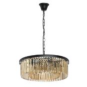 6 LIGHT CRSYTAL CHANDELIER SHADE COLOUR YELLOW RRP £205.99Condition ReportAppraisal Available on